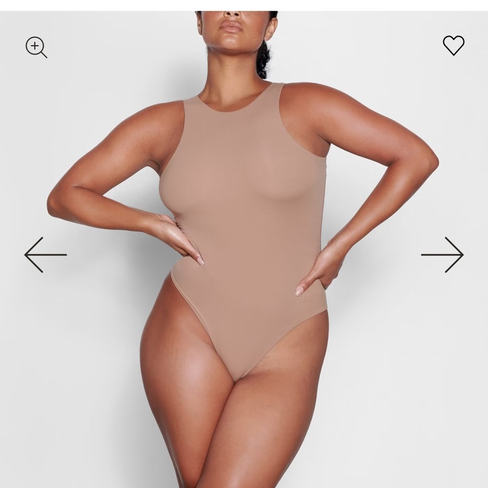 Skims high neck bodysuit